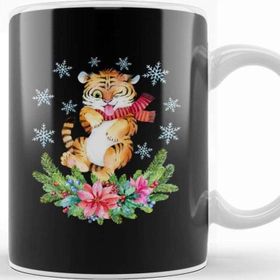 Baskı Dükkanı Yılbaşı Yeni Yıl Konseptli New Year Kupa Bardak