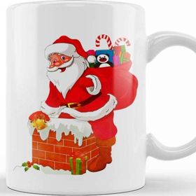Baskı Dükkanı Yılbaşı Yeni Yıl Konseptli Noel Baba 01 Kupa Bardak