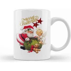 Baskı Dükkanı Yılbaşı Yeni Yıl Konseptli Noel Baba Christmas Kupa Bardak