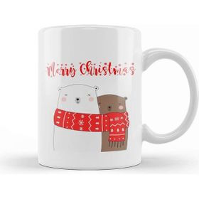 Baskı Dükkanı Yılbaşı Yeni Yıl Konseptli Noel Merry Christmas Kupa Bardak
