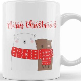 Baskı Dükkanı Yılbaşı Yeni Yıl Konseptli Noel Merry Christmas Kupa Bardak