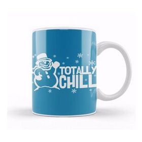 Baskı Dükkanı Yılbaşı Yeni Yıl Konseptli Totally Chill Holiday Kupa Bardak