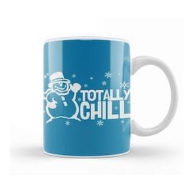 Baskı Dükkanı Yılbaşı Yeni Yıl Konseptli Totally Chill Holiday Kupa Bardak