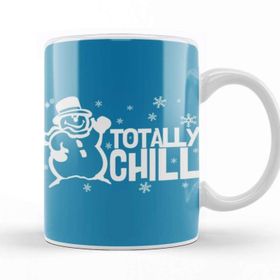 Baskı Dükkanı Yılbaşı Yeni Yıl Konseptli Totally Chill Holiday Kupa Bardak