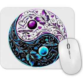 Baskı Dükkanı Ying Yang Mouse Pad