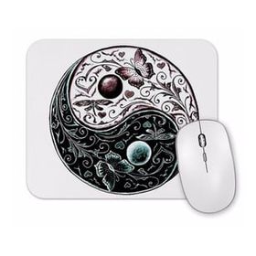 Baskı Dükkanı Ying Yang Mouse Pad