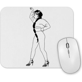 Baskı Dükkanı Yoda Traços Mouse Pad