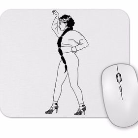 Baskı Dükkanı Yoda Traços Mouse Pad