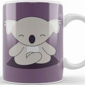 Baskı Dükkanı Yoga Loving Kawaii Cute Koala Kupa