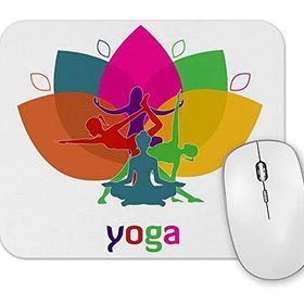 Baskı Dükkanı Yoga Mouse Pad
