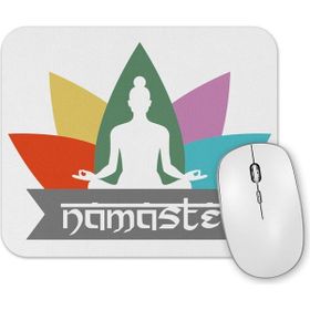 Baskı Dükkanı Yoga Namaste Mouse Pad