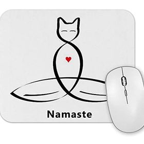 Baskı Dükkanı Yoga Namaste Mouse Pad