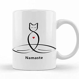 Baskı Dükkanı Yoga Namaste Porselen Kupa