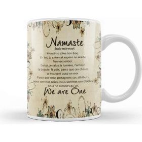 Baskı Dükkanı Yoga Namaste Porselen Kupa
