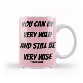 Baskı Dükkanı Yoko Ono Quote Lovers Gift Vintage Retro Rainbow Kupa