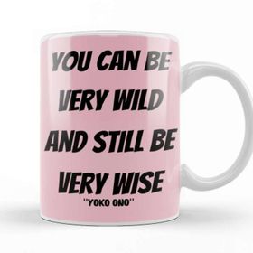 Baskı Dükkanı Yoko Ono Quote Lovers Gift Vintage Retro Rainbow Kupa