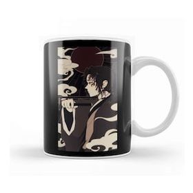 Baskı Dükkanı Yoriichi Tsugikuni Vintage Portrait Demon Slayer Kupa