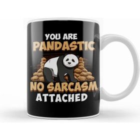 Baskı Dükkanı You Are Pandastic, No Sarcasm Attached Funny Panda Kupa