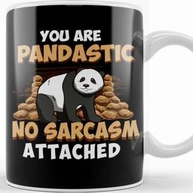 Baskı Dükkanı You Are Pandastic, No Sarcasm Attached Funny Panda Kupa
