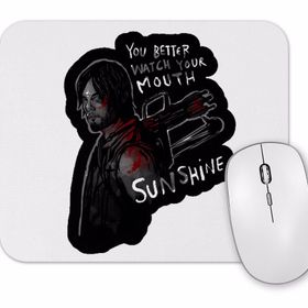 Baskı Dükkanı You Better Watch Your Mouth Sunshine Mouse Pad
