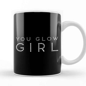Baskı Dükkanı You Glow Girl Kupa