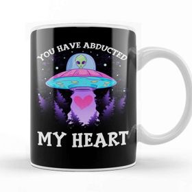 Baskı Dükkanı You Have Abducted My Heart Funny Alien Abduction Kupa