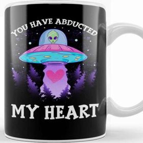 Baskı Dükkanı You Have Abducted My Heart Funny Alien Abduction Kupa