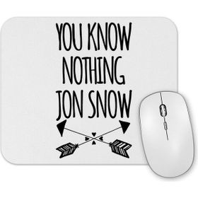 Baskı Dükkanı You Know Nothing Jon Snow Mouse Pad