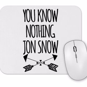 Baskı Dükkanı You Know Nothing Jon Snow Mouse Pad