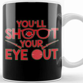 Baskı Dükkanı You Ll Shoot Your Eye Out Christmas Porselen Beyaz Kupa Bardak