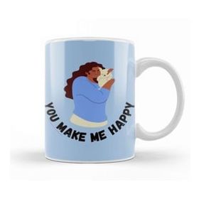 Baskı Dükkanı You Make Me Happy Dog Lover Gifts Kupa