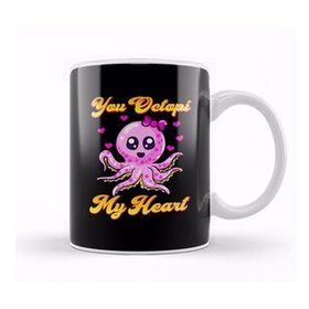 Baskı Dükkanı You Octopi My Heart Adorable Baby Octopus Pun Kupa
