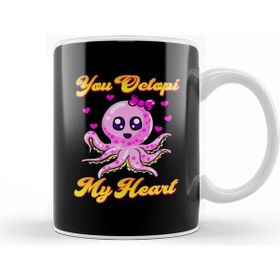 Baskı Dükkanı You Octopi My Heart Adorable Baby Octopus Pun Kupa
