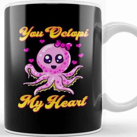 Baskı Dükkanı You Octopi My Heart Adorable Baby Octopus Pun Kupa