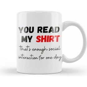 Baskı Dükkanı You Read My Sarcastic Funny Kupa