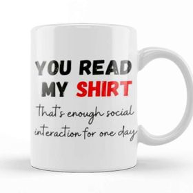 Baskı Dükkanı You Read My Sarcastic Funny Kupa