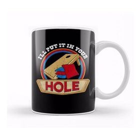 Baskı Dükkanı You Shuck At Cornhole Cute Funny Ill Put It In Your Hole Cornhole Pun Porselen Beyaz Kupa Bardak