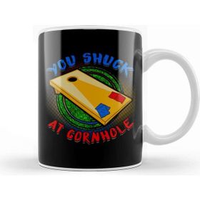 Baskı Dükkanı You Shuck At Cornhole Punny Corn Hole Pun Kupa
