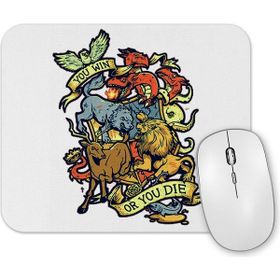 Baskı Dükkanı You Win Or You Die Mouse Pad