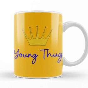 Baskı Dükkanı Young Thug Logo Kupa