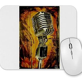Baskı Dükkanı Your Voice Mikrofon Mouse Pad