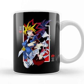 Baskı Dükkanı Yugi And Kaiba Porselen Beyaz Kupa Bardak