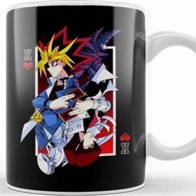 Baskı Dükkanı Yugi And Kaiba Porselen Beyaz Kupa Bardak