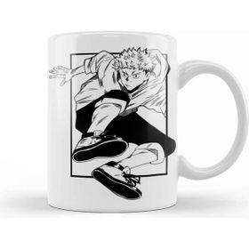 Baskı Dükkanı Yuji Itadori Manga Style Porselen Beyaz Kupa Bardak