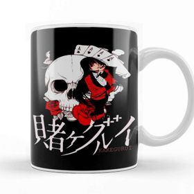 Baskı Dükkanı Yumeko Kakegurui Porselen Beyaz Kupa Bardak