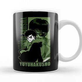 Baskı Dükkanı Yuyu Hakusho Yusuke Beyaz Porselen Kupa Bardak