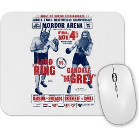 Baskı Dükkanı Yüzüklerin Efendisi Lord of the Rings Sauron Gandalf Mouse Pad