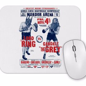 Baskı Dükkanı Yüzüklerin Efendisi Lord of the Rings Sauron Gandalf Mouse Pad