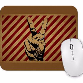 Baskı Dükkanı Zafer İşareti Mouse Pad