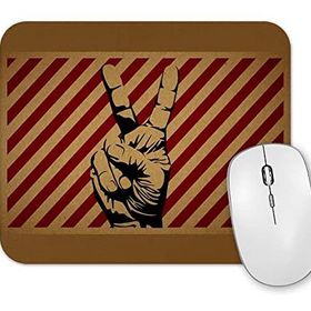 Baskı Dükkanı Zafer İşareti Mouse Pad